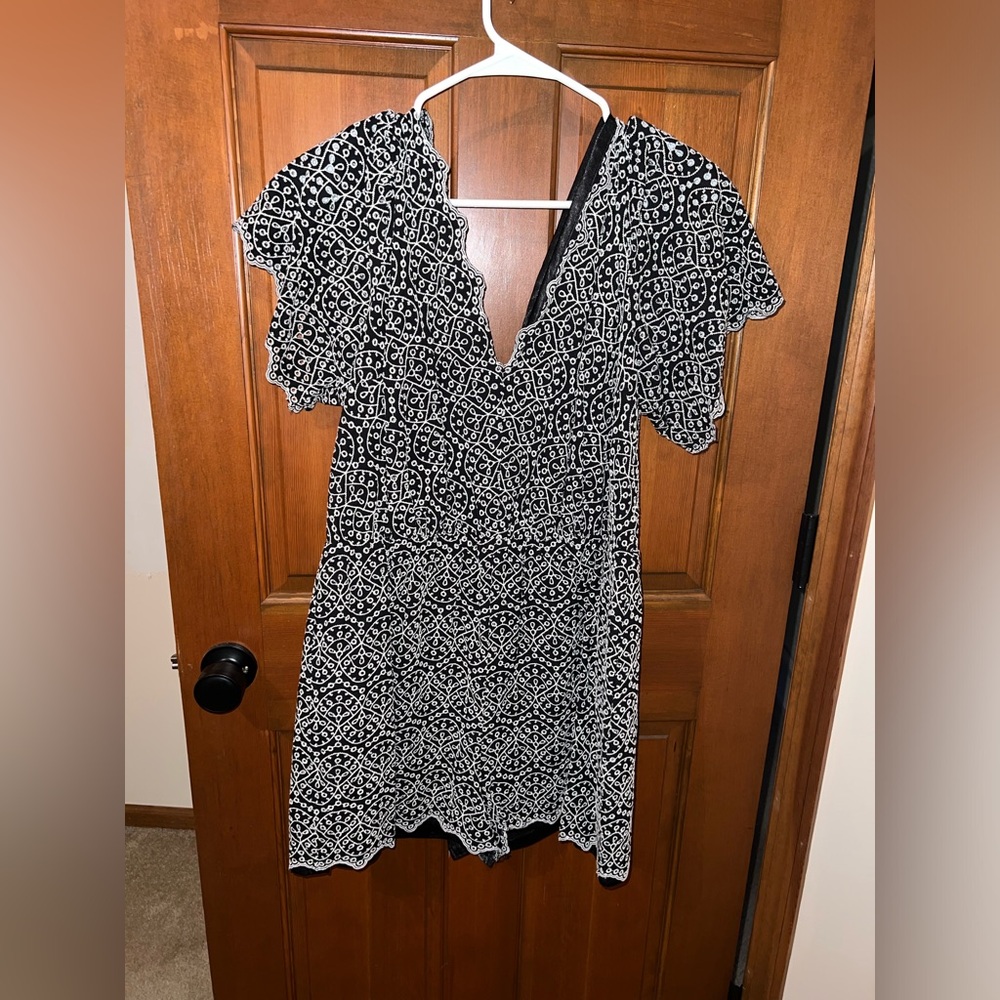 Embroidered Express Romper